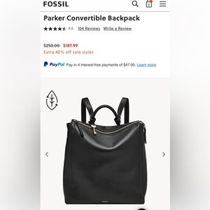 Fossil Parker Backpack